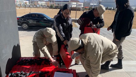 員工福利發(fā)放現場