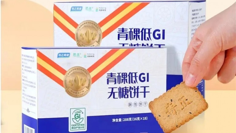 奇正青稞低GI無糖餅干上線西藏航空，為乘客提供健康輕食新選擇